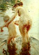 Anders Zorn en premiar painting